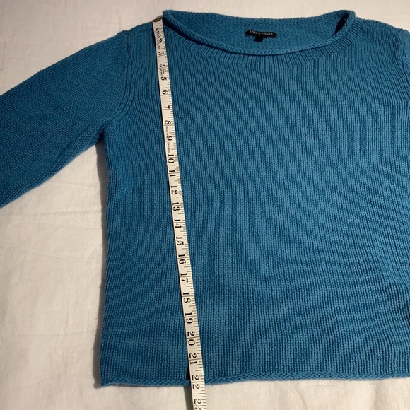Eileen Fisher yak wool knit sweater size small - Picture 11 of 15